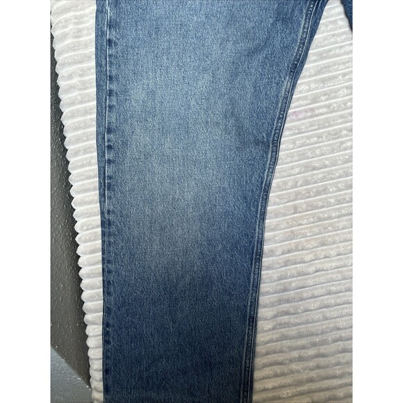 Womens Agolde Kelly Blue Denim High-rise Straight Leg jeans, size 30 Button Fly - Picture 7 of 16